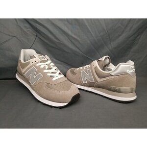 New Balance Kids 574 Sneakers Grey White Size 4.5 NEW NO BOX!